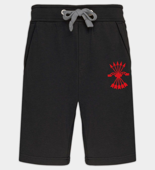 Falangist Embroidered Bermuda Shorts