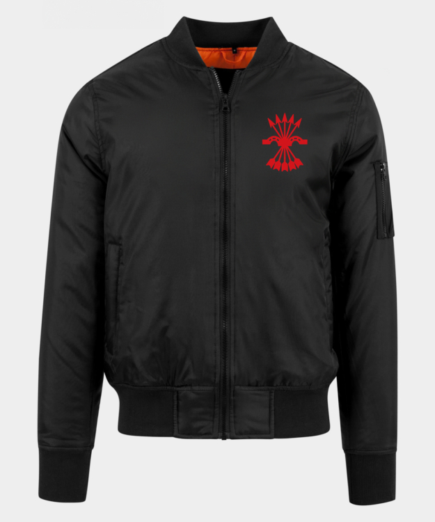 Falangist Embroidered Bomber Jacket