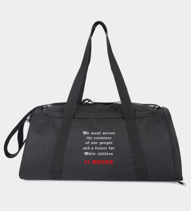 Fourteen Words Embroidered Sports Bag