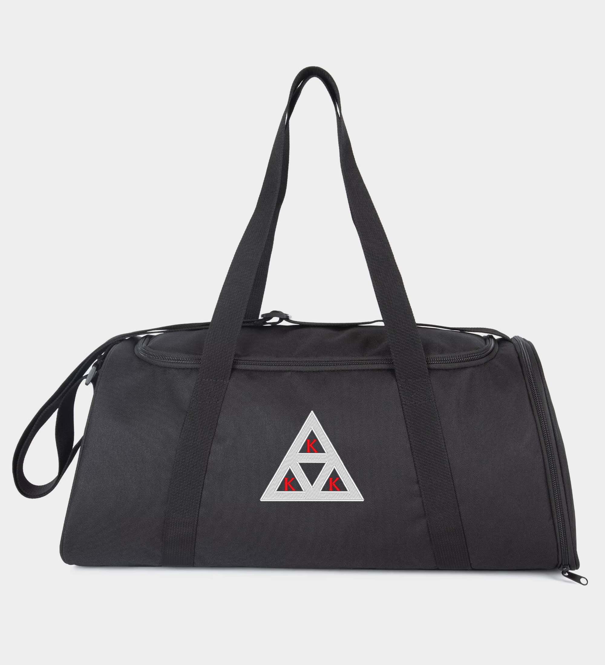 KKK Triangle Embroidered Sports Bag KKK Triangle Embroidered Sports Bag