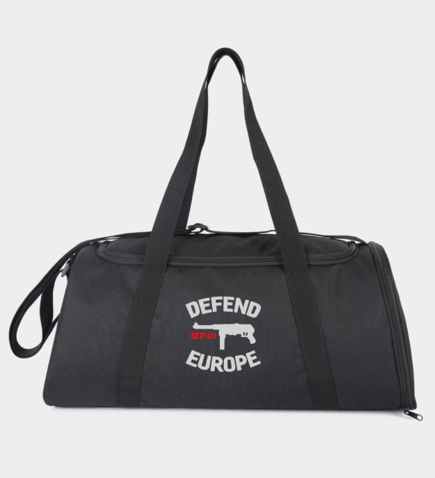 Maschinenpistole 40 Defend Europe Embroidered Sports Bag