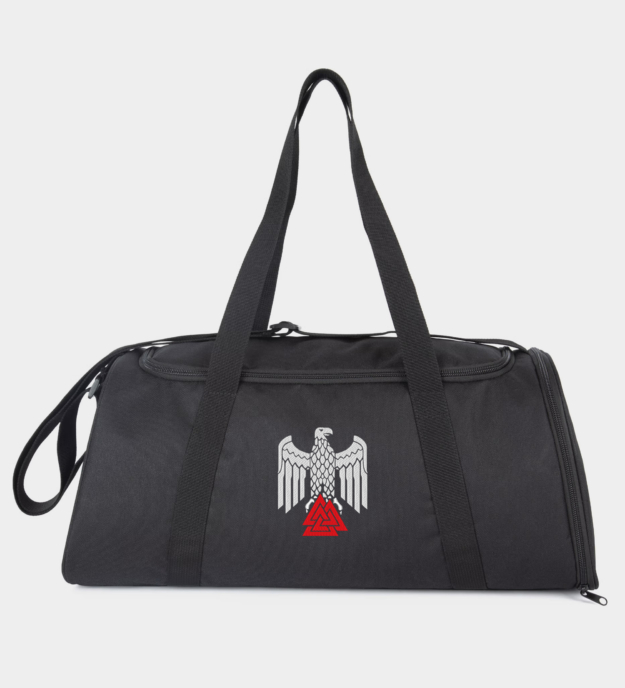 Odinist Eagle Embroidered Sports Bag