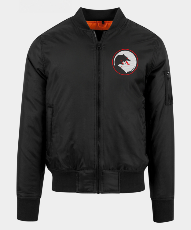 Odin's Wolves Embroidered Bomber Jacket
