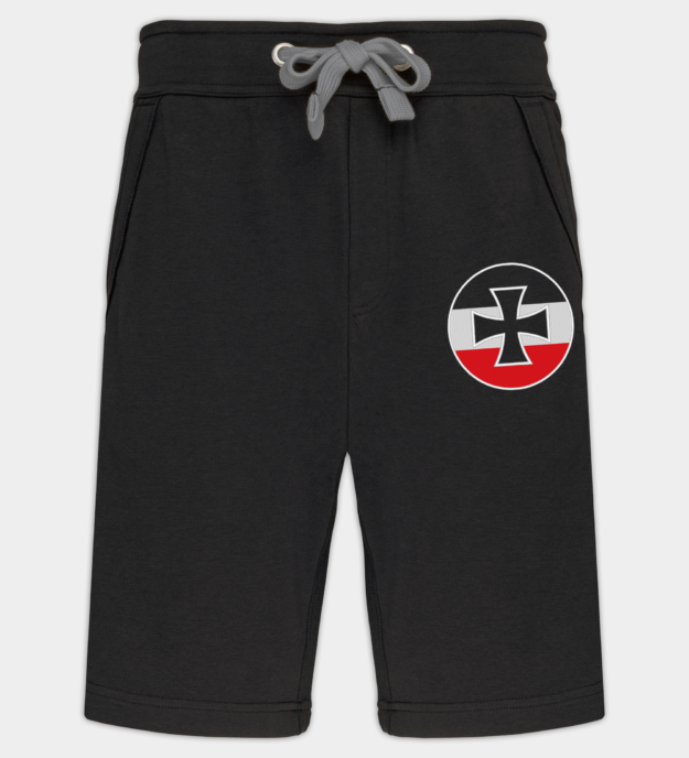 Reichskriegsflagge Embroidered Bermuda Shorts