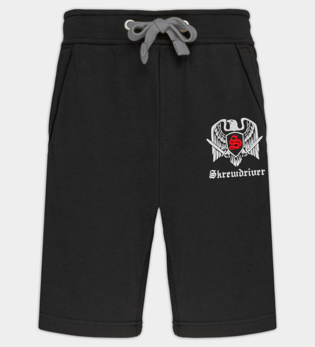 Skrewdriver Eagle Embroidered Bermuda Shorts