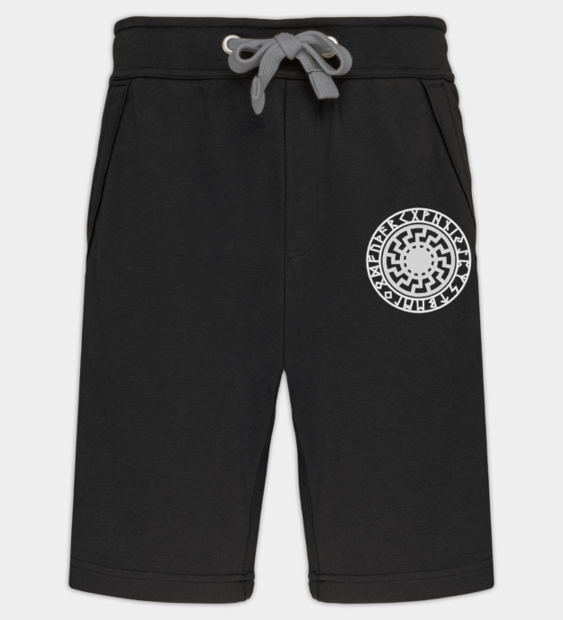 Sonnenrad Embroidered Bermuda Shorts