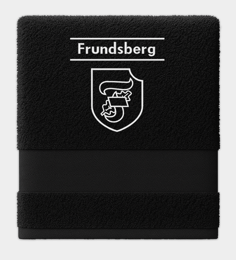 Waffen-SS Panzerdivision Frundsberg Embroidered Black Towel Waffen-SS Panzerdivision Frundsberg Embroidered Black Towel