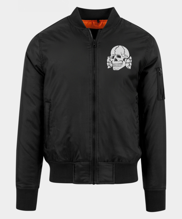SS Totenkopf Embroidered Bomber Jacket