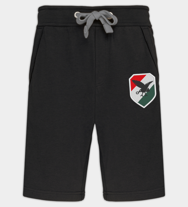 Waffen-SS Division Hunyadi Insignia Embroidered Bermuda Shorts