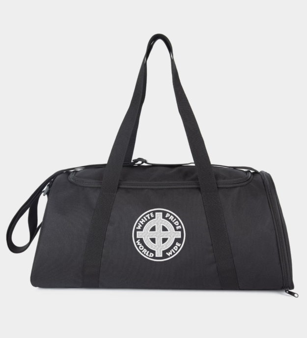 White Pride Worldwide Embroidered Sport Bag