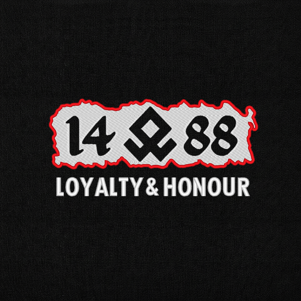Loyalty and Honour - 14 (ᛟ) 88 Embroidered Design Loyalty and Honour - 14 (ᛟ) 88 Embroidered Design