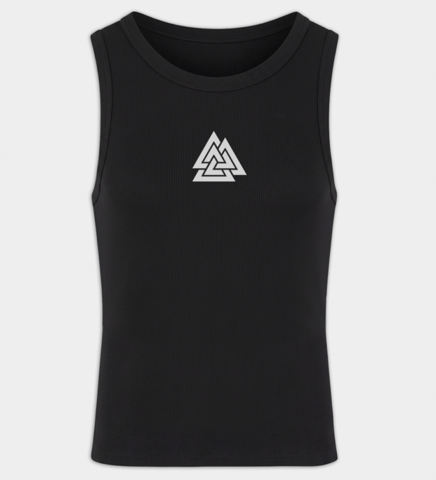 Odin's Valknut Embroidered Men's Tank Top