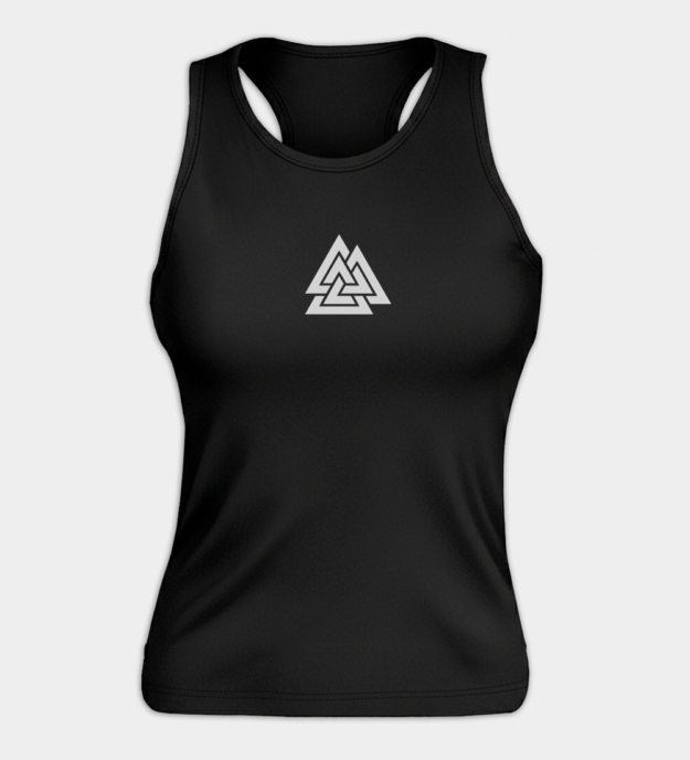 Odin's Valknut Embroidered Women's Tank Top