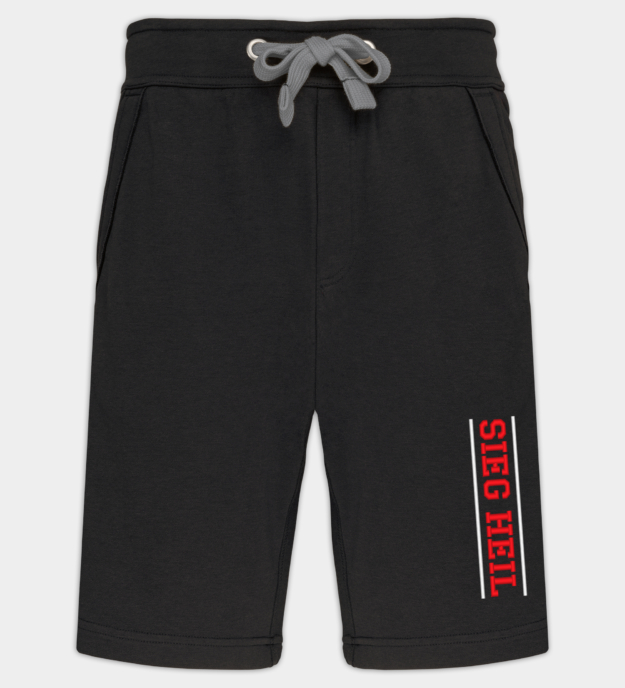 Sieg Heil / Hail Victory Embroidered Bermuda Shorts