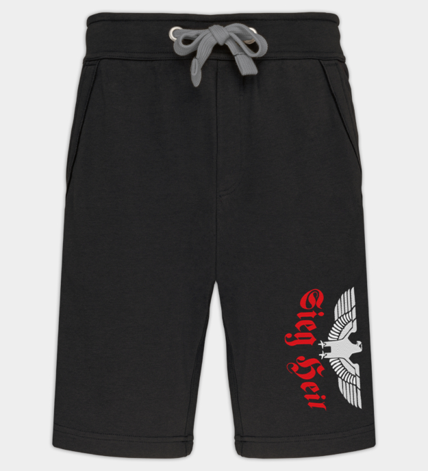 Sieg Heil Reichsadler Embroidered Bermuda Shorts
