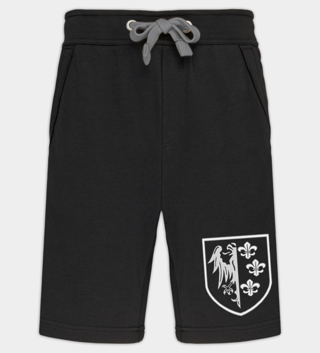 SS Division Charlemagne Insignia Embroidered Bermuda Shorts