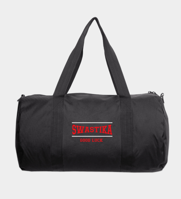 Swastika Embroidered Travel Bag