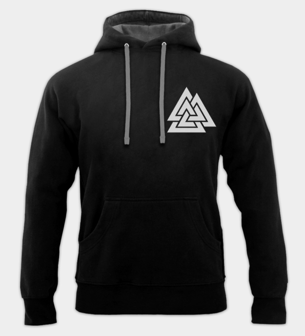 Valknut Embroidered Hoodie