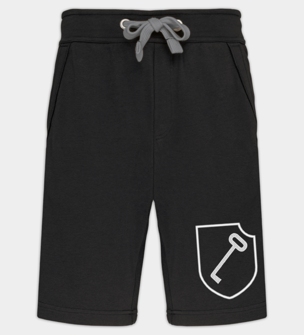 Waffen-SS Leibstandarte Adolf Hitler Insignia Embroidered Bermuda Shorts