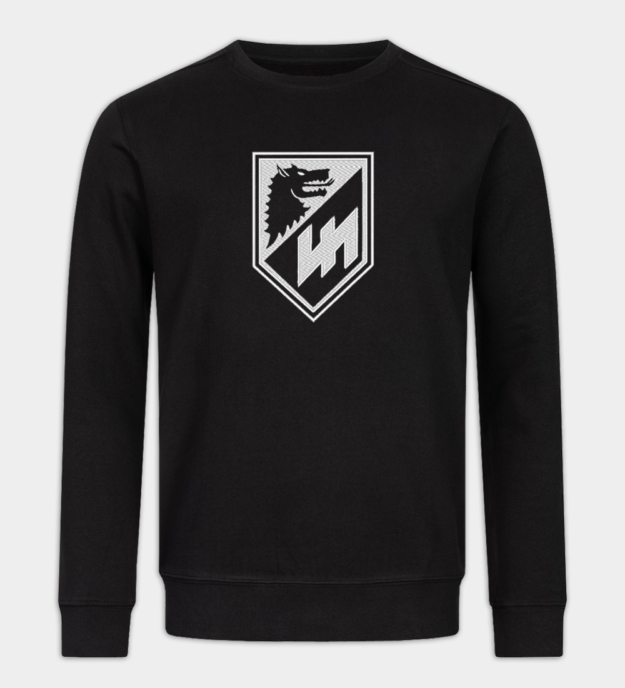 SS Werwolf Insignia Embroidered Crew Neck Sweatshirt