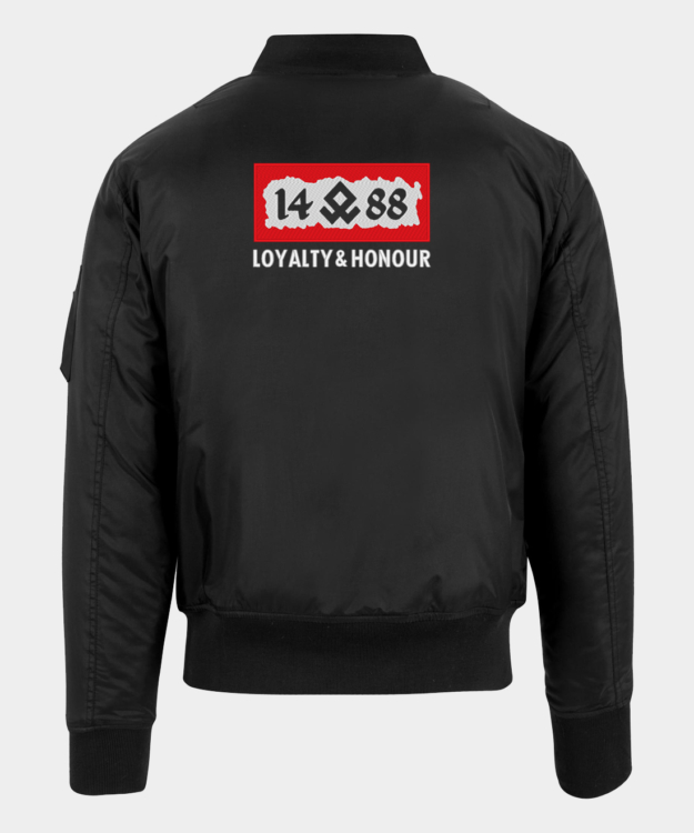 14 (ᛟ) 88 Embroidered Bomber Jacket