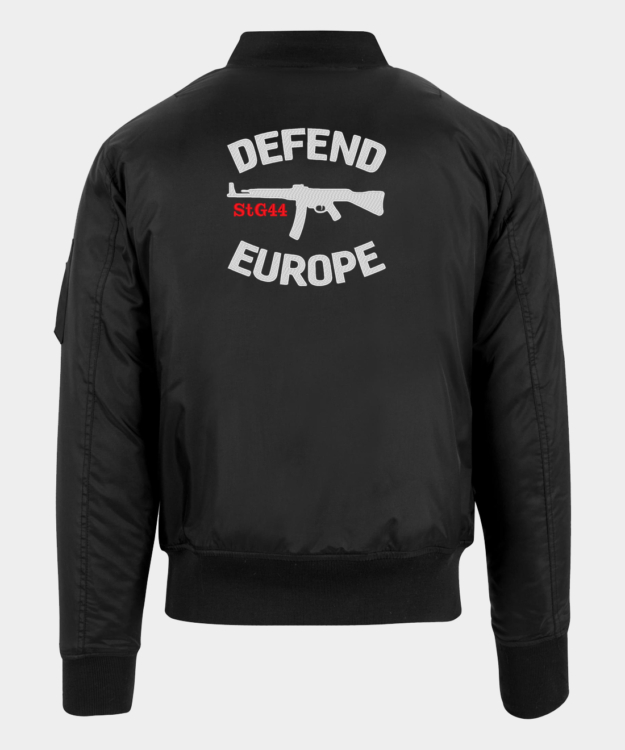 Defend Europe Sturmgewehr 44 Embroidered Bomber Jacket