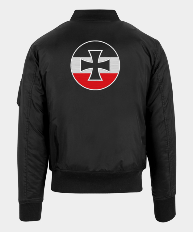 Deutsche Reichskriegsflagge Embroidered Bomber Jacket