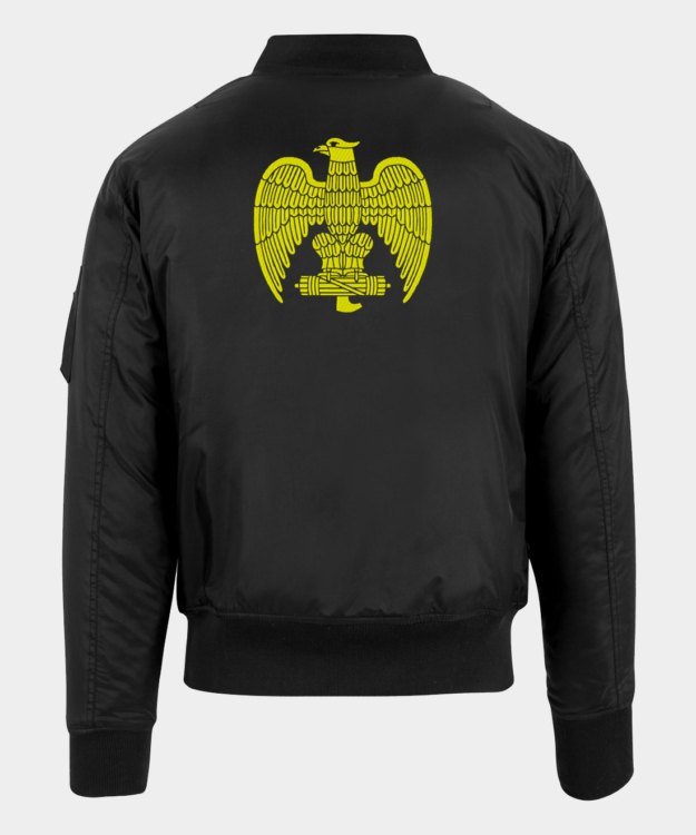 Fascist Eagle Embroidered Bomber Jacket