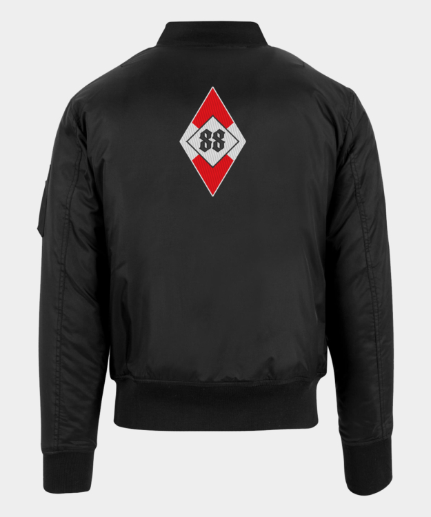 Hitlerjugend Emblem Embroidered Bomber Jacket