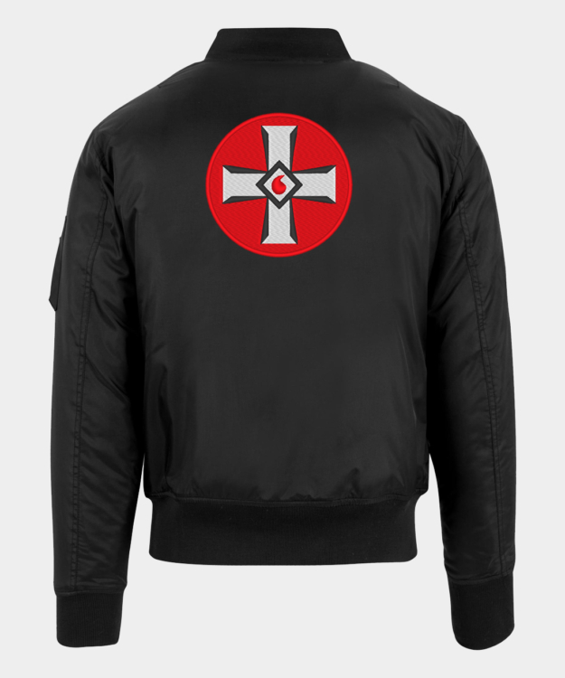MIOAK Embroidered Bomber Jacket