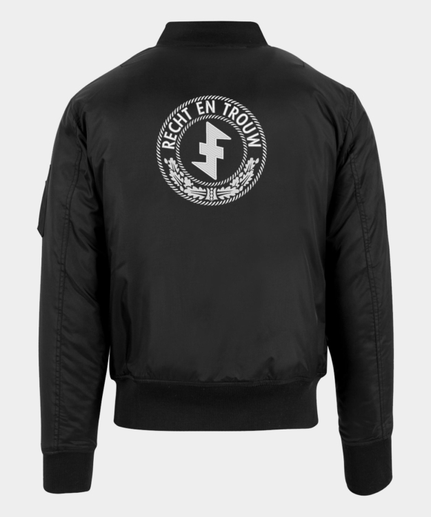 Recht en Trouw Embroidered Bomber Jacket