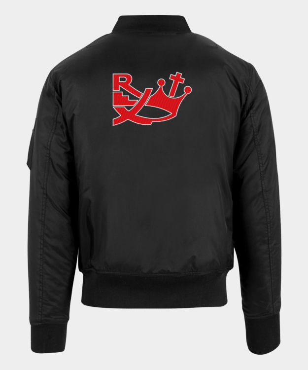 Rexist Party Emblem Embroidered Bomber Jacket