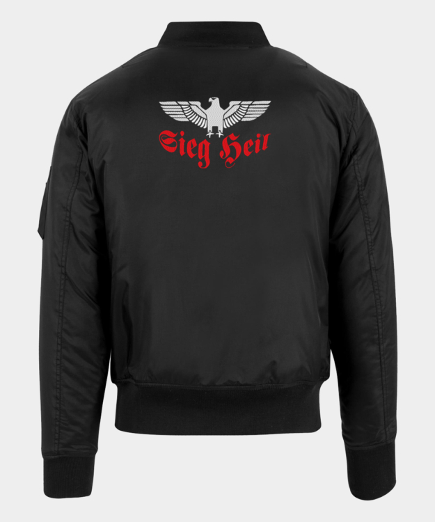 Sieg Heil Reichsadler Embroidered Bomber Jacket