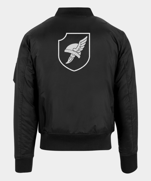 SS Division Nibelungen Insignia Embroidered Bomber Jacket