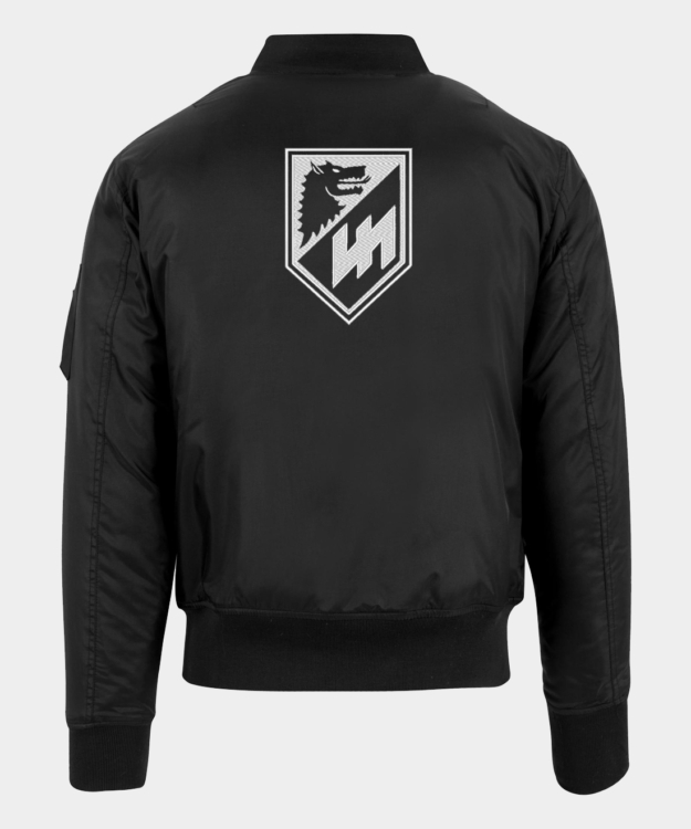 SS Werwolf Insignia Embroidered Bomber Jacket