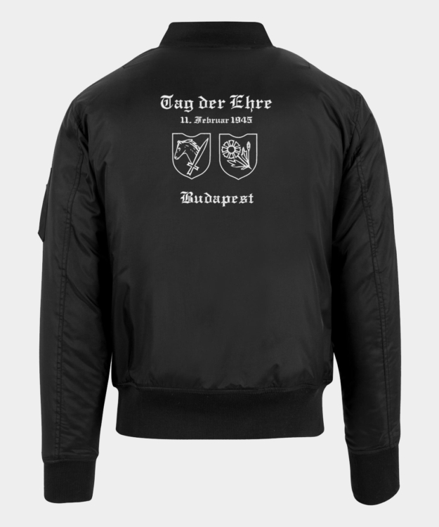 Tag der Ehre Budapest Embroidered Bomber Jacket