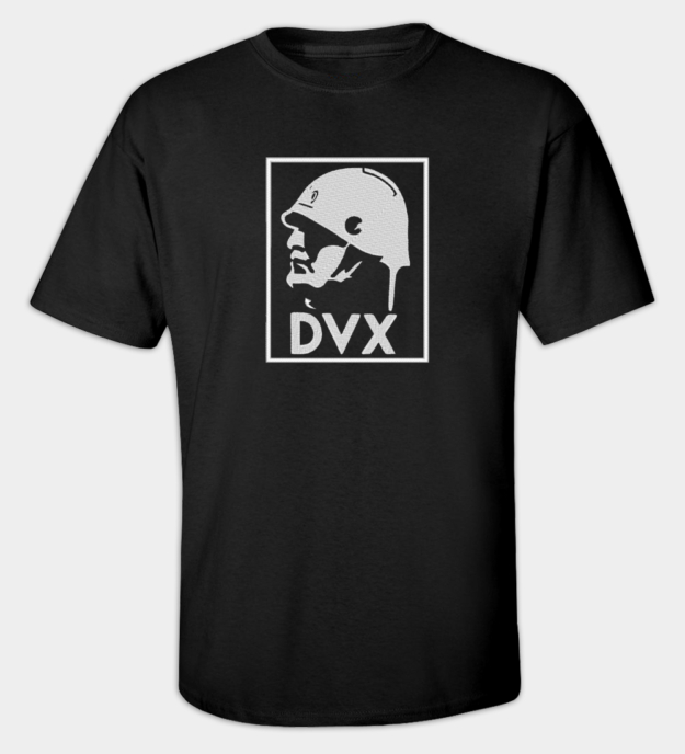 Benito Mussolini Portrait Embroidered T-Shirt