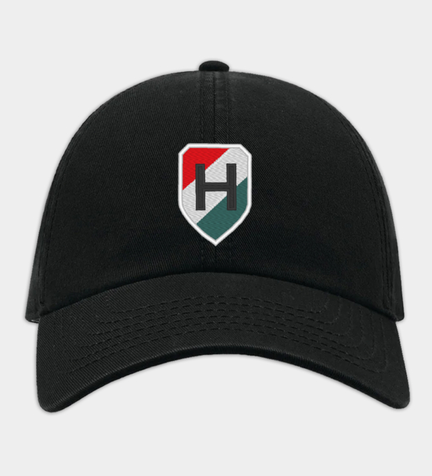 Waffen-SS Division Hungaria Insignia Embroidered Black Baseball Cap