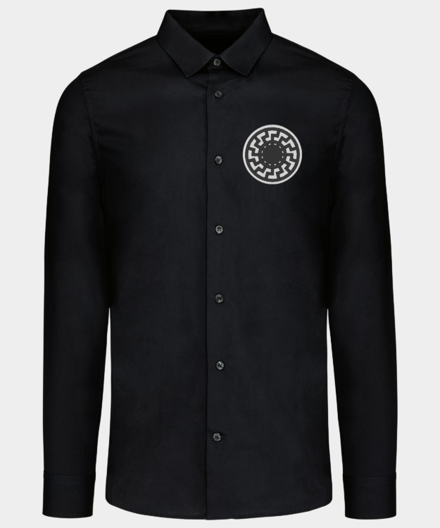 Black Sun Embroidered Shirt