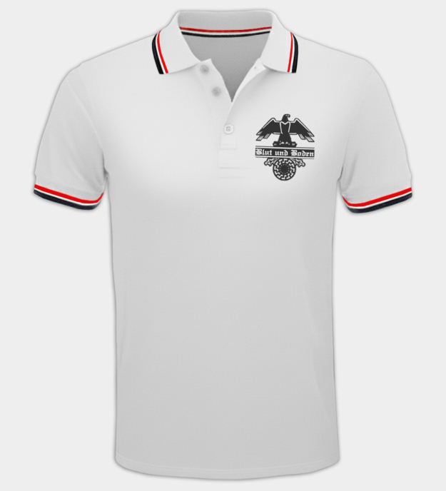 Blut und Boden Embroidered Polo Shirt
