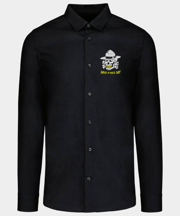 Happy SS Totenkopf Embroidered Shirt