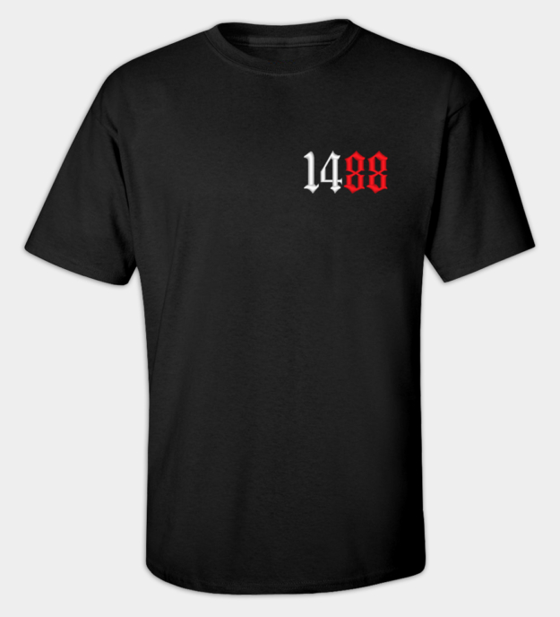 Number 1488 Embroidered Crew Neck T-Shirt