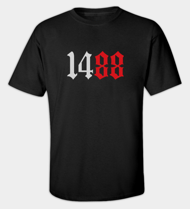Number 1488 Embroidered Crew Neck T-Shirt