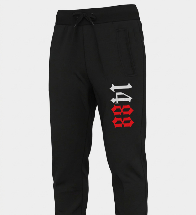 Number 1488 Embroidered Joggers