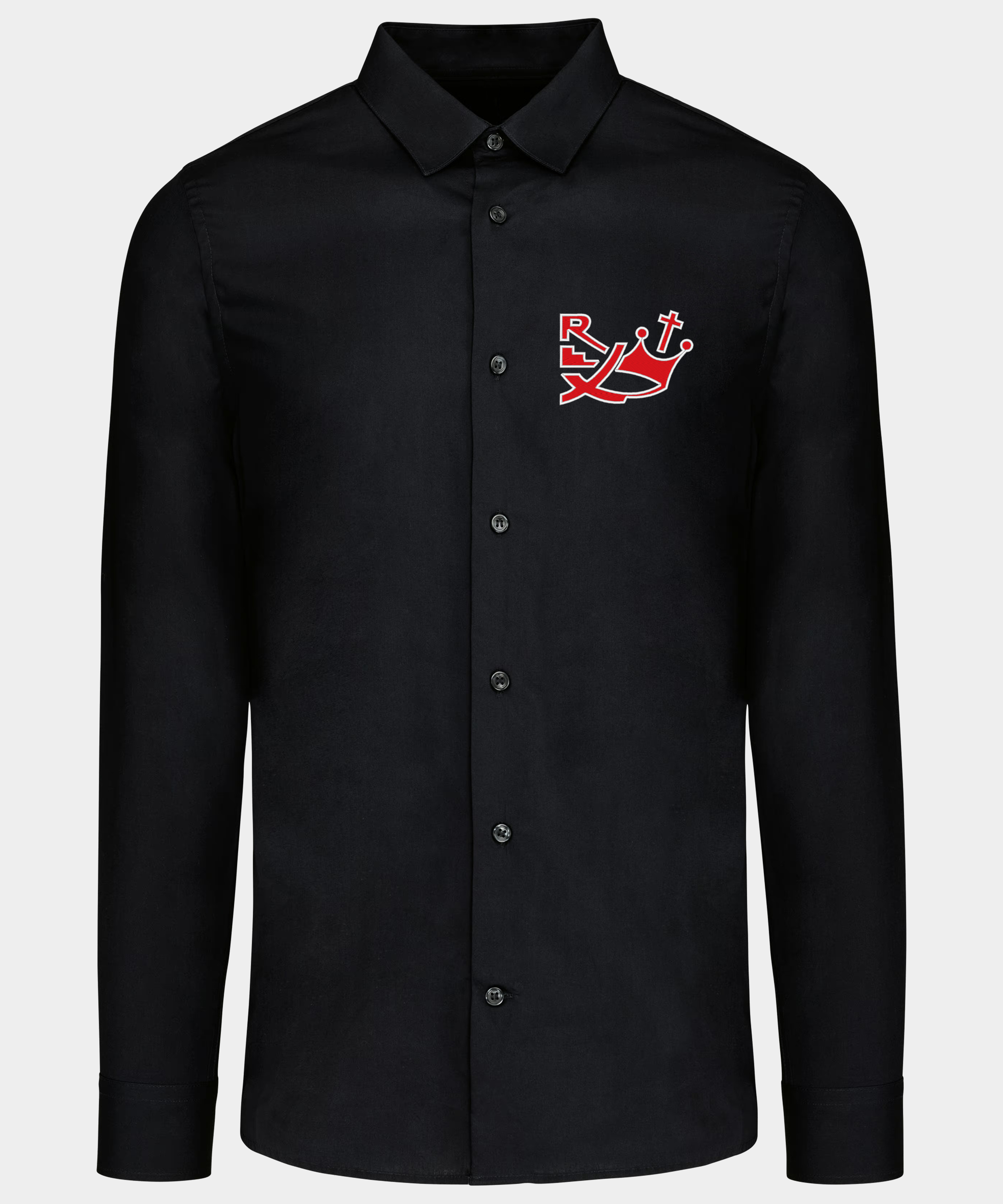 Rexist Party Emblem Embroidered Shirt Rexist Party Emblem Embroidered Shirt
