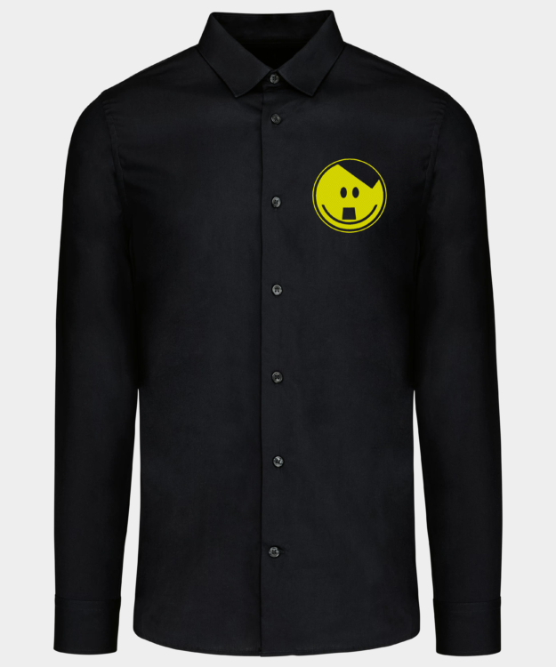 Smiley Hitler Embroidered Shirt