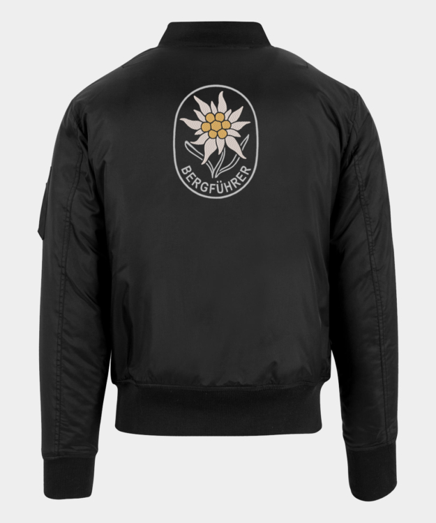SS Bergführer Embroidered Bomber Jacket
