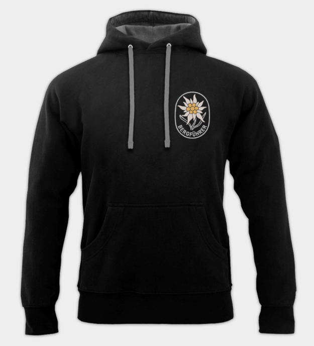 SS Bergführer Embroidered Hooded Sweatshirt