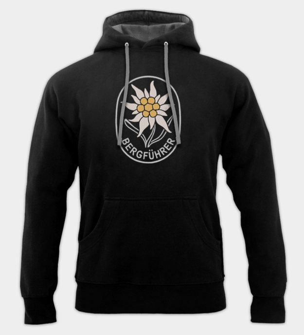 Waffen-SS Bergführer Embroidered Hooded Sweatshirt