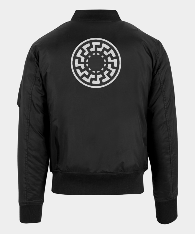 Wewelsburg Black Sun Embroidered Bomber Jacket